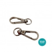 Opening Snap Hooks for Bags - Color Silver